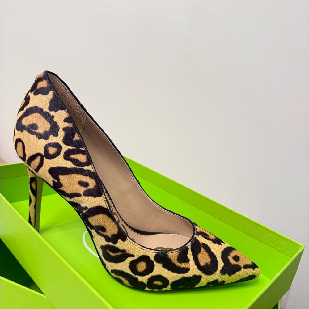 Leopard Print Stiletto Heels